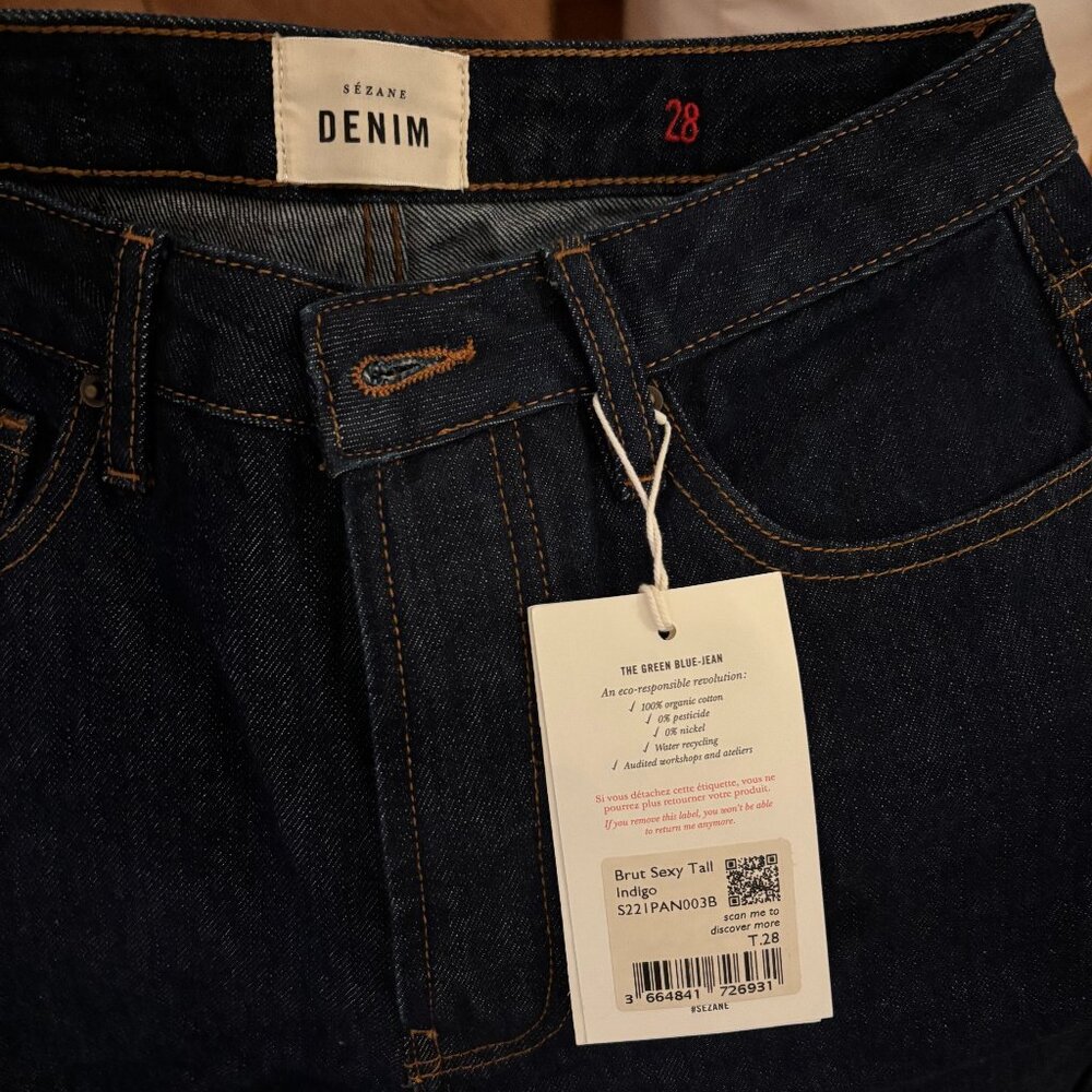Sezane Brut Sexy Jeans in Indigo